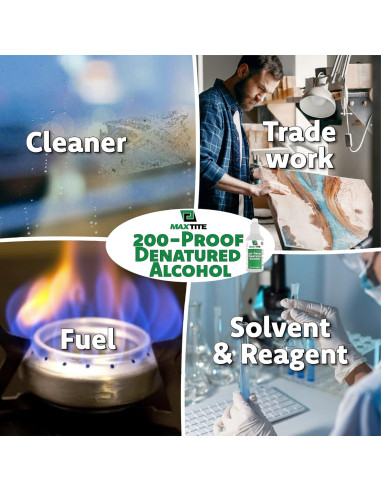 Alcohol Desnaturalizado 200-Prueba MaxTite 68.1 ml Pulverizador