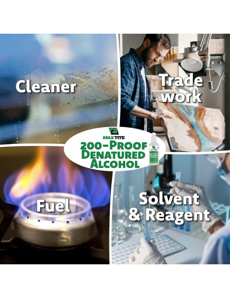 Alcohol Desnaturalizado 200-Prueba MaxTite 68.1 ml Pulverizador
