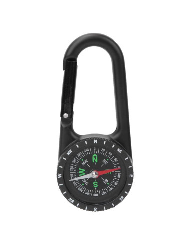 Brújula de Carabiner Kuuleyn Mini Aleación Zinc 11x4.5cm