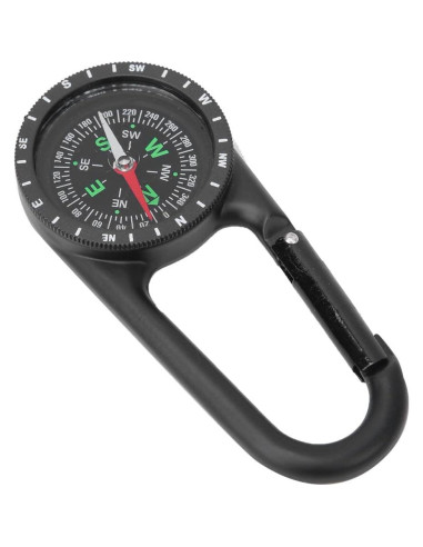 Brújula de Carabiner Kuuleyn Mini Aleación Zinc 11x4.5cm