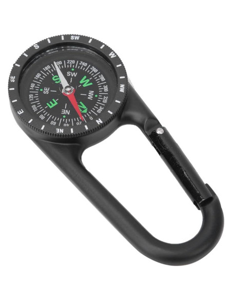 Brújula de Carabiner Kuuleyn Mini Aleación Zinc 11x4.5cm