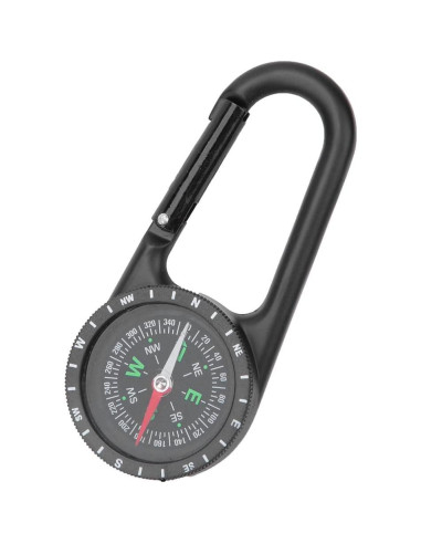 Brújula de Carabiner Kuuleyn Mini Aleación Zinc 11x4.5cm