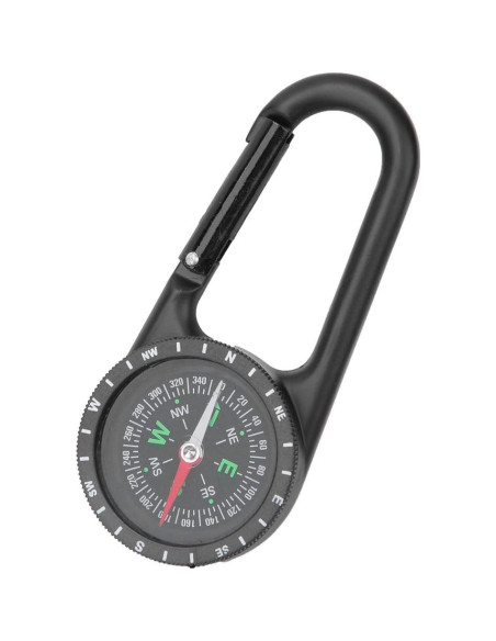 Brújula de Carabiner Kuuleyn Mini Aleación Zinc 11x4.5cm