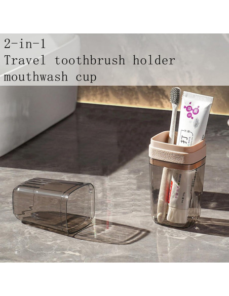 Funda de Cepillo de Dientes MYLDH con Exprimidor y Jabón