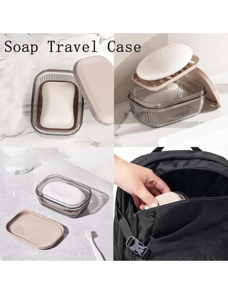 Funda de Cepillo de Dientes MYLDH con Exprimidor y Jabón