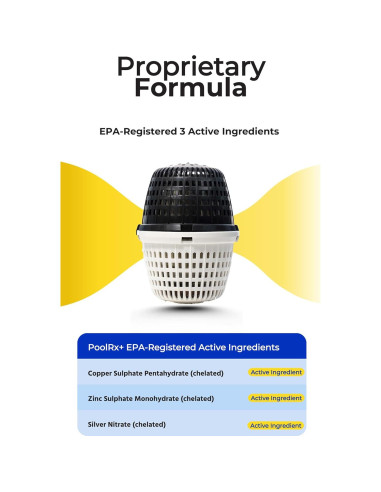 Unidad de piscina PoolRX+ 20k-30k litros - Control de algas