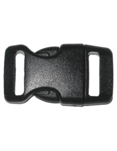 Hebillas de liberación lateral KAM 5/8" para pulseras paracord - Paquete de 25 negras