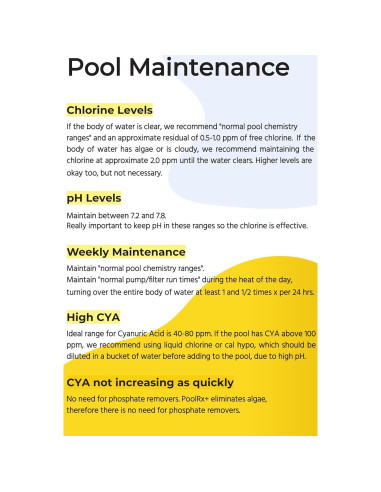 Unidad de piscina PoolRX+ 20k-30k litros - Control de algas