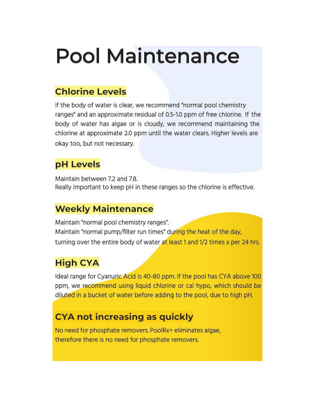 Unidad de piscina PoolRX+ 20k-30k litros - Control de algas