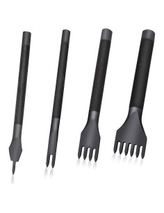 Juego de 4 Punzones de Cuero QMNNMA 3mm para Manualidades