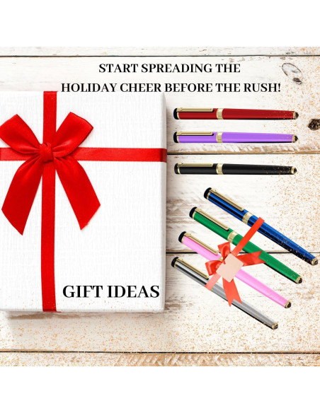 Bolígrafo Dryden Designs con Estuche y 24 Cartuchos de Tinta