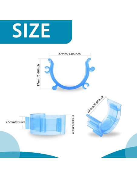 85 Clips Sujetadores de Bobinas de Costura SHRJ - 5 Colores