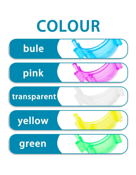 85 Clips Sujetadores de Bobinas de Costura SHRJ - 5 Colores