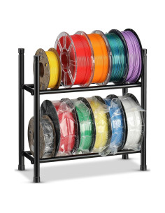 Soporte de Almacenamiento de Filamento 3D 2 Niveles - Organizador Expandible