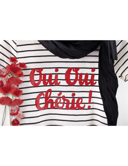 Vinilo de Transferencia de Calor Cricut Glitter Berenjena 30x122 cm