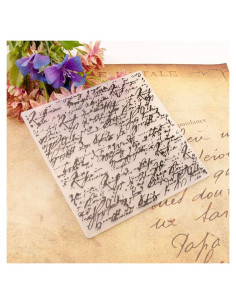 Carpeta de Relieve para Tarjetas DIY WYF 15x15cm Floral