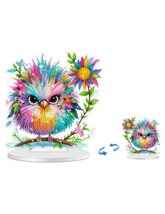 Kit de Pintura de Diamante Gamteldot 20x20 cm - Adorno DIY Pájaro