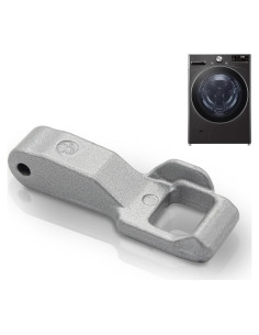 Cerradura de Puerta de Lavadora IslandMood 4.5x0.9cm Plateada