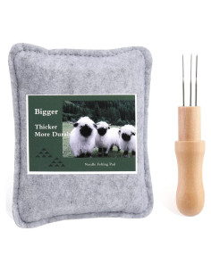 Almohadilla de Aguja de Fieltro WONVOC 15.5x12.5cm Kit Artesanía