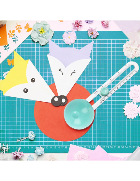 Cortador de Círculos HKKYO CC001 para Manualidades 10-31 cm