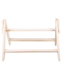 Escalera de Percha de Madera Balacoo para Aves 42.9x34cm