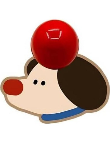 Elevador de Inodoro Pawdola Perro A Acrílico Rojo Amarillo Azul