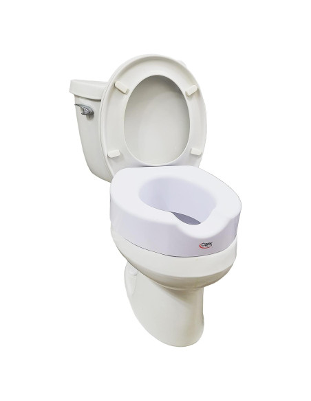 Elevador de Asiento de Inodoro Carex 10.16 cm Antideslizante