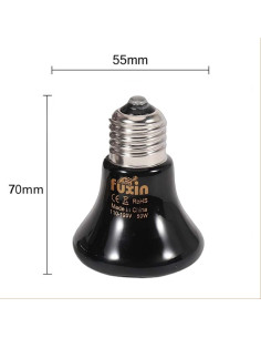 Bombilla de Calor Infrarroja KIMROO 50W E26/E27 para Reptiles 2