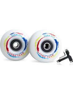 Ruedas de Patineta Fomo Team 53mm 97A con Rodamientos ABEC-9 2
