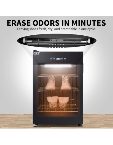 Secador de Botas CTT Eléctrico 300W con Luz UV y Ozono