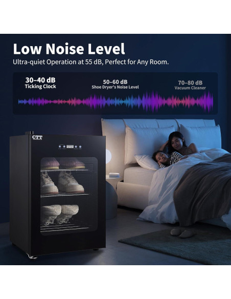 Secador de Botas CTT Eléctrico 300W con Luz UV y Ozono