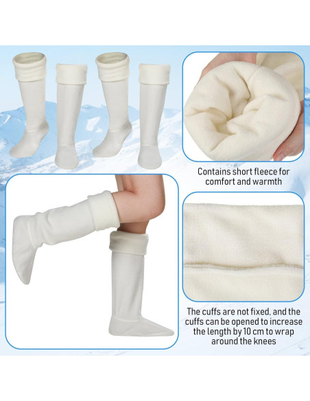 Calcetines de forro polar Syhood para mujeres - Talla 6.5-8.5