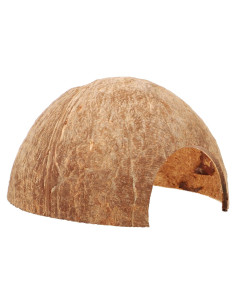 Refugio Decorativo para Reptiles Milisten 12x12x6.5cm Coco