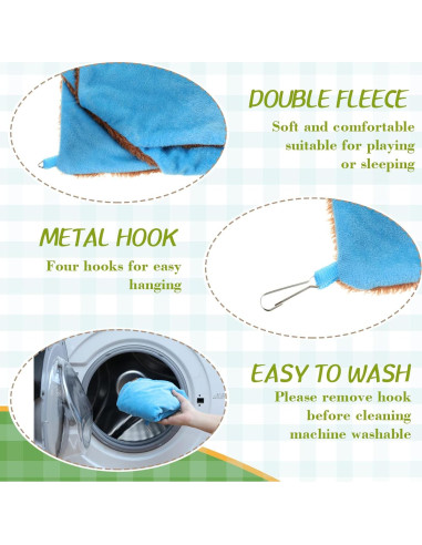 Hamaca Colgante para Mascotas Jerify 6 Pcs 30x30 cm