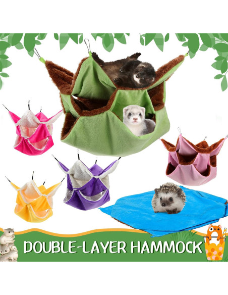 Hamaca Colgante para Mascotas Jerify 6 Pcs 30x30 cm