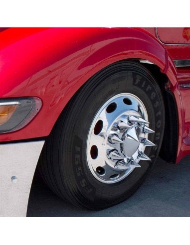 Juego de 10 Cubiertas de Tuercas Cromadas Torque TR10570