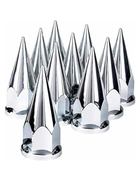 Juego de 10 Cubiertas de Tuercas Cromadas Torque TR10570