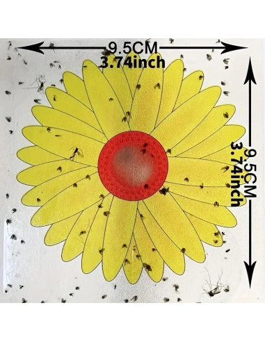 Trampa de Moscas de Ventana Lulurose - Paquete de 20 Unidades