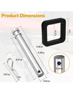 Kit de Pasadores de Enganche Dfnidy TS35010 para Remolque 2