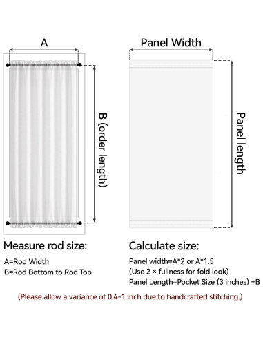 Cortina Francesa Vatge 91x183 cm Autoadhesiva Negra