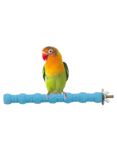 Soporte de Madera para Pericos Hypeety 18cm Colorido