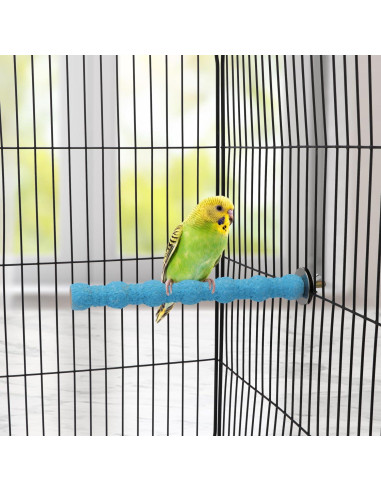 Soporte de Madera para Pericos Hypeety 18cm Colorido