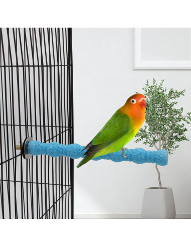 Soporte de Madera para Pericos Hypeety 18cm Colorido