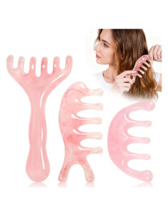 Juego de 3 Peines de Masaje Philbinden para Cuero Cabelludo