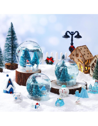 Kit de Globo de Nieve DIY Youyole 47 Piezas Navidad