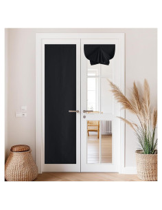 Cortina Blackout NICETOWN 1 Panel 66x183 cm Negro