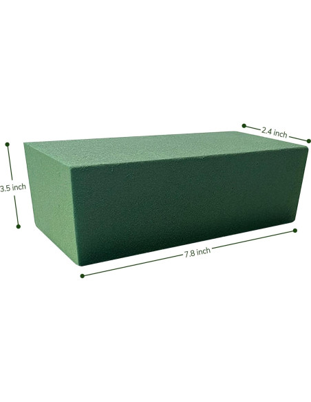 Bloques de Espuma Floral Secos Mindful Design 6-Pack 19.8x8.9x6.1cm