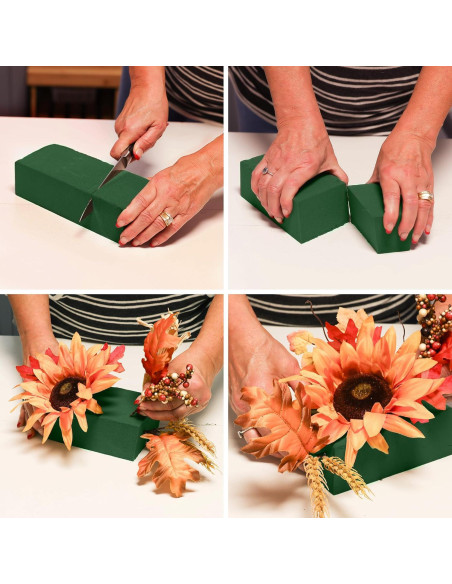 Bloques de Espuma Floral Secos Mindful Design 6-Pack 19.8x8.9x6.1cm