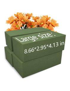 Bloques de Espuma Floral Húmeda Max Shape 22.9x10.9 cm - 4 Pcs