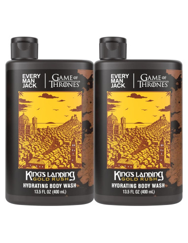 Gel de Ducha Every Man Jack Juego de Tronos Oro Rush 2x400ml